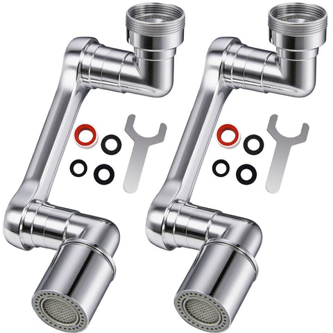Lychee Light 1080° swivel extender provides full sink reach for easy rinsing.