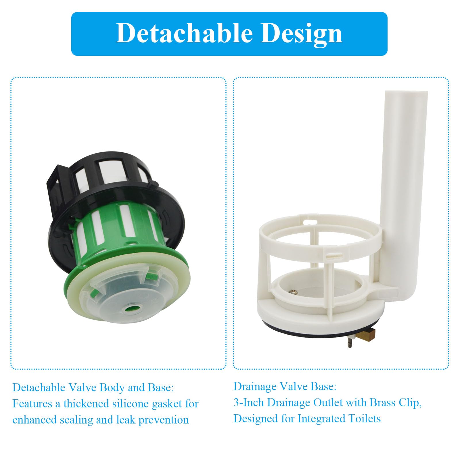 Lychee Light repair kit with two silicone gaskets simplifies DIY maintenance.