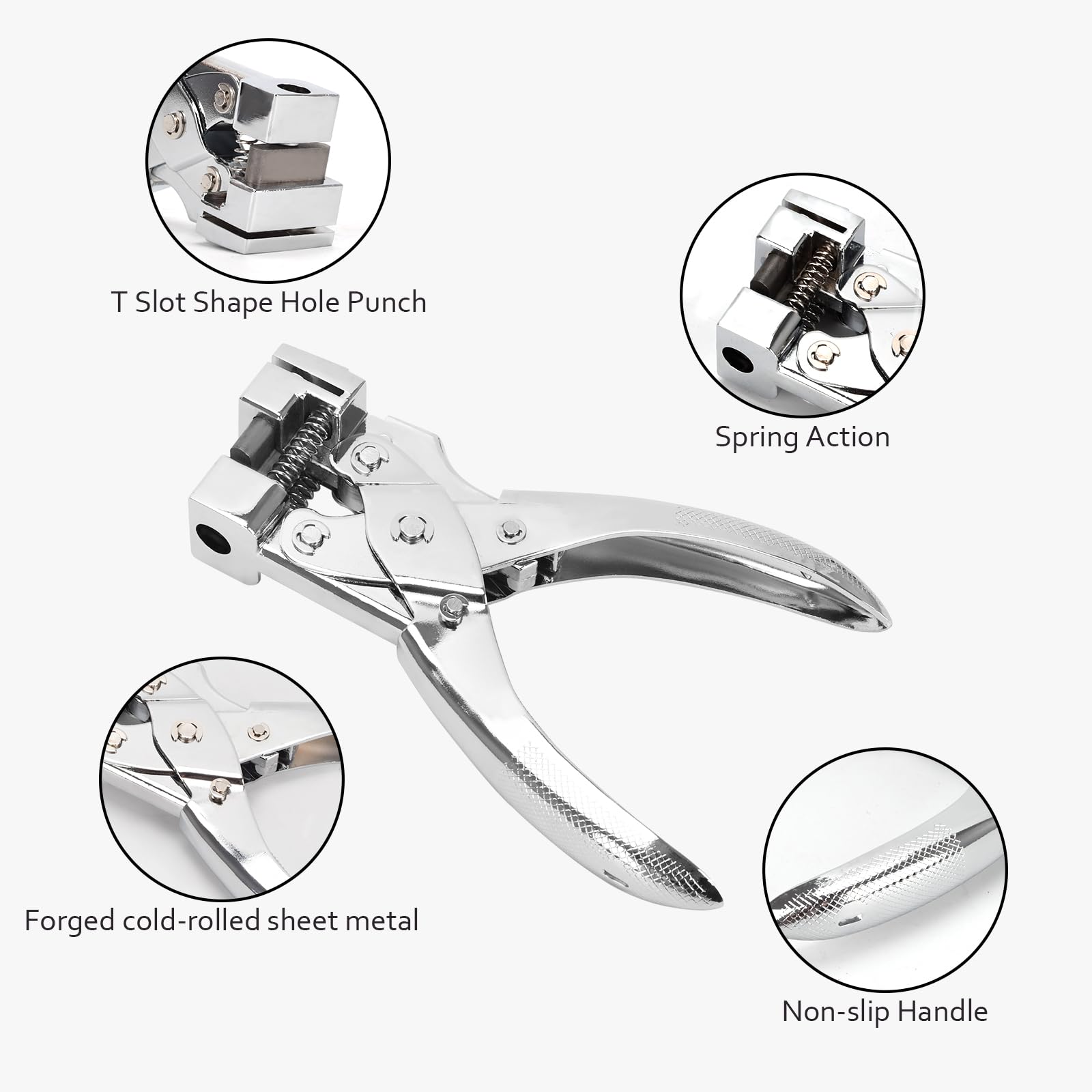 LYHLYA T-Slot Hole Punch delivering fast, smooth punching with minimal effort