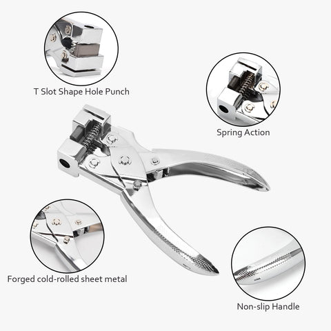 LYHLYA T-Slot Hole Punch delivering fast, smooth punching with minimal effort
