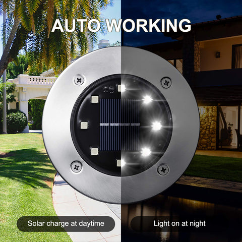 LYHOPE easy-install ground light supports quick path lighting