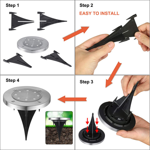 LYHOPE white landscape lights create ambient outdoor illumination