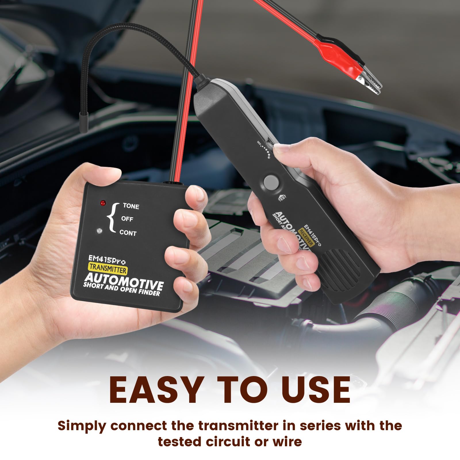 LYIYEYAN kit includes transmitter, receiver, manual and tool set.