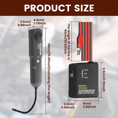 LYIYEYAN receiver probe detects wire signals for precise fault location.