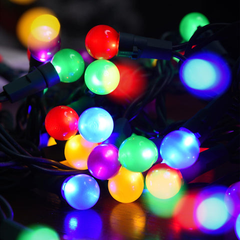 Lycklig lights enhance trees, wreaths, and patios with festive ambience
