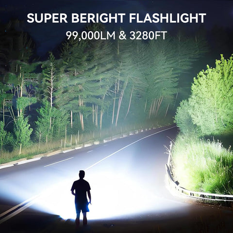 Lylting 99,000-lumen brightness beam for wide-area illumination