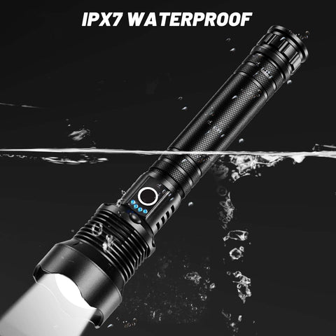 Lylting durable aluminum body with non-slip grip for rugged use