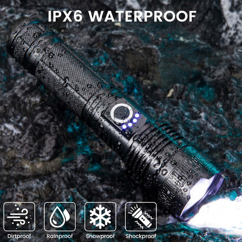 Lylting IPX6 waterproof rating supports use in rain or snow.