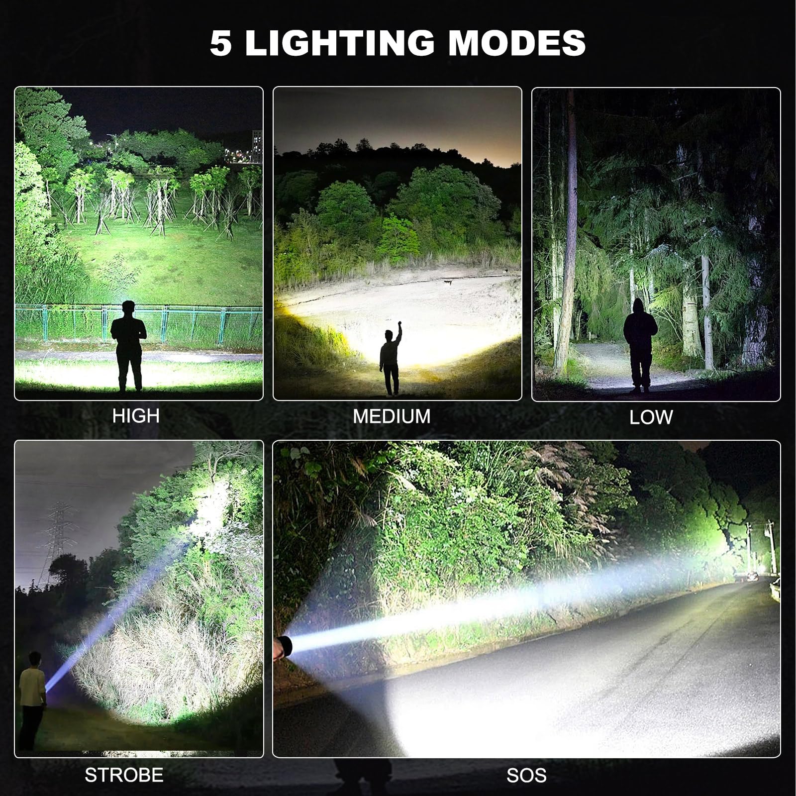Lylting IPX7 waterproof handheld flashlight in wet conditions.