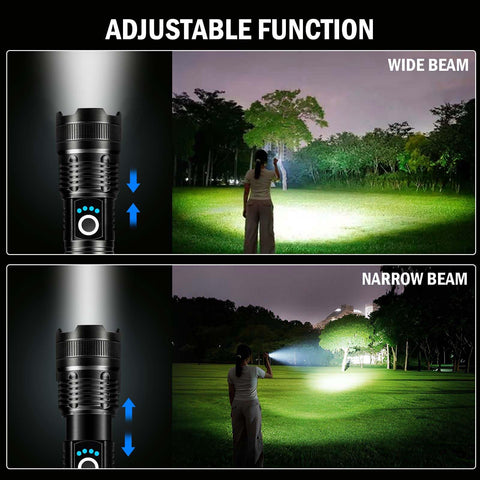 Lylting LED flashlight rugged aluminum body for tough outdoor use