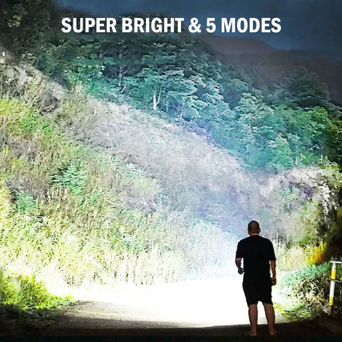 Lylting LED flashlight USB-C charging for quick, convenient recharges