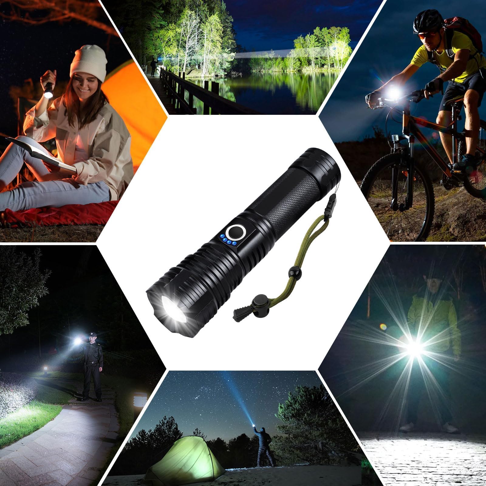 Lylting flashlight two-year warranty for worry-free ownership