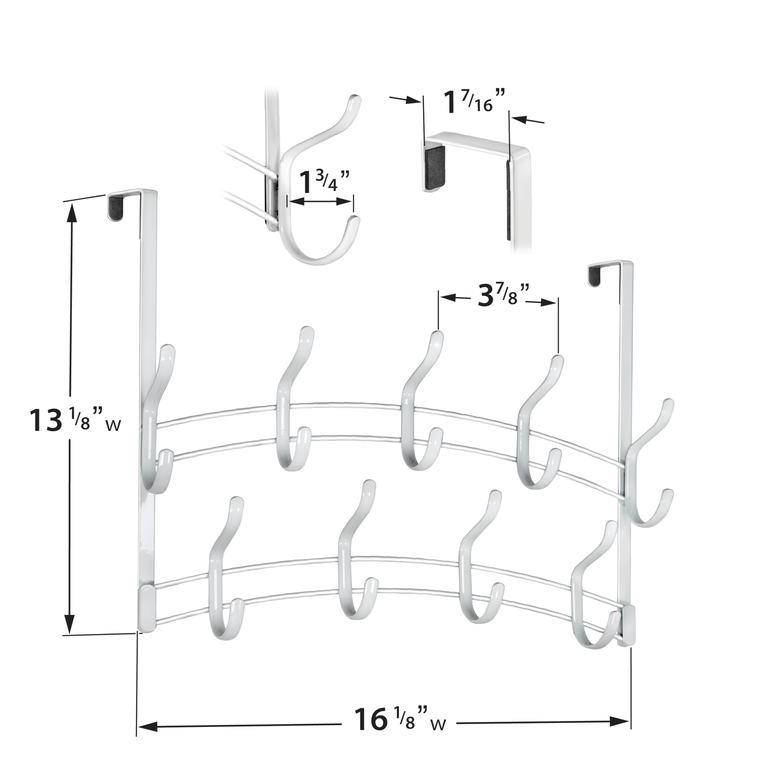 Lifetime warranty highlights long-term support for the rack.