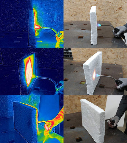 Lynn Manufacturing USA-made blanket ensures quality high-temp insulation materials.
