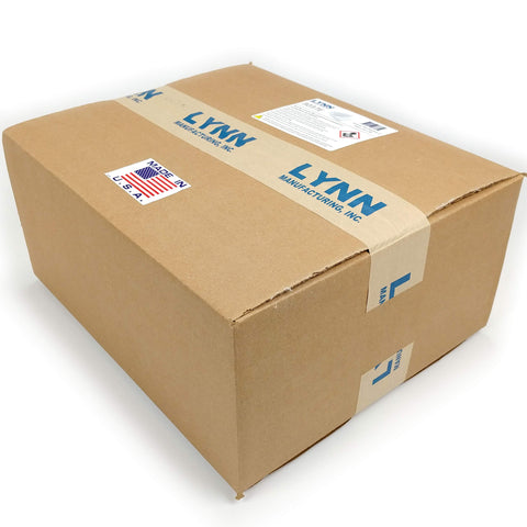 Lynn Manufacturing ceramic fiber blanket as wood stove baffle for efficient heat management.