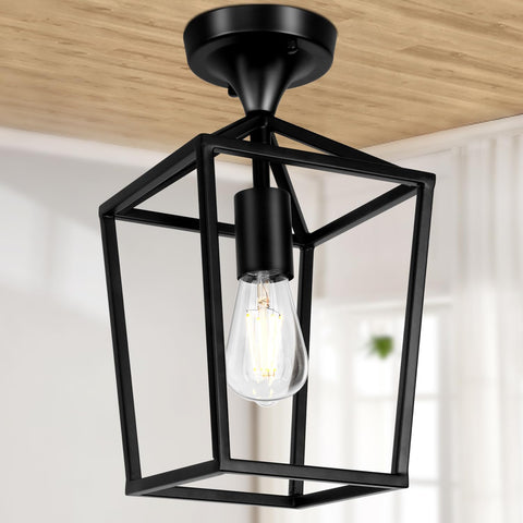 Lynnoland balcony ceiling light adds ambient glow and architectural interest.