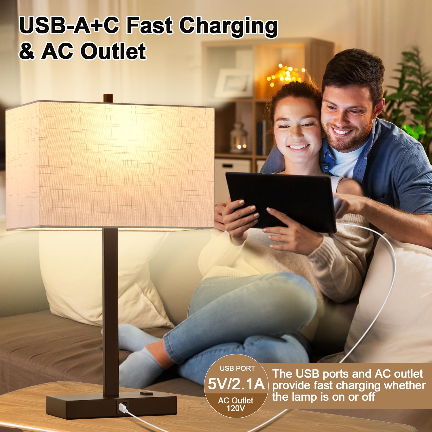 3-way touch dimming makes mood adjustment effortless