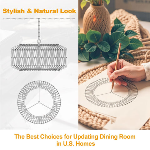 Lynnoland bedroom boho chandelier adds cozy ambience and character.