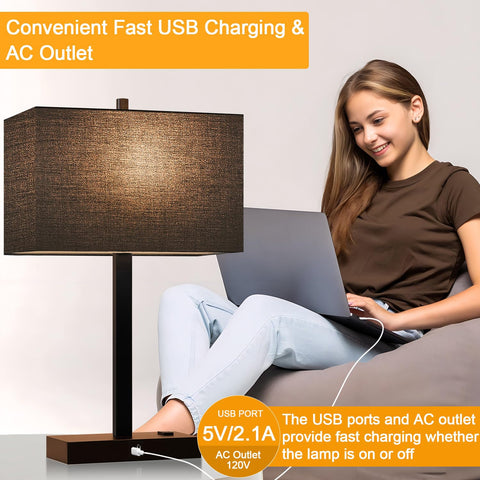Lynnoland two-lamp setup ideal for reading and working spaces