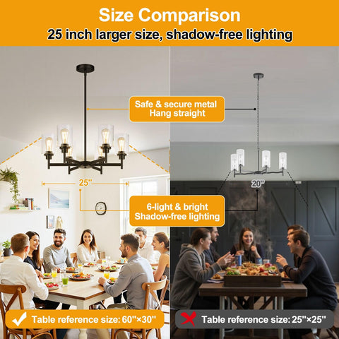 Lynnoland height-adjustable ceiling light adapts to any ceiling style.