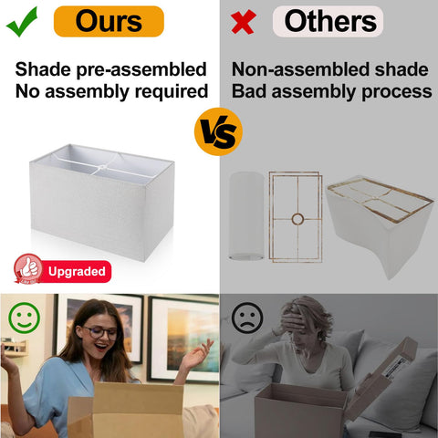 Lynnoland included LED bulbs provide warm, flicker-free illumination.