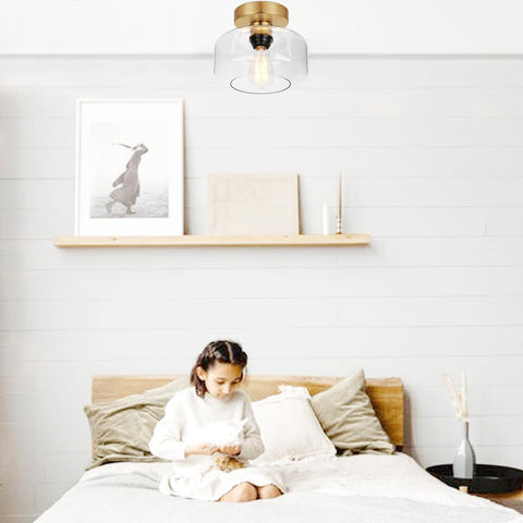 Lynnoland canopy measures 4.6 inches for clean ceiling mount