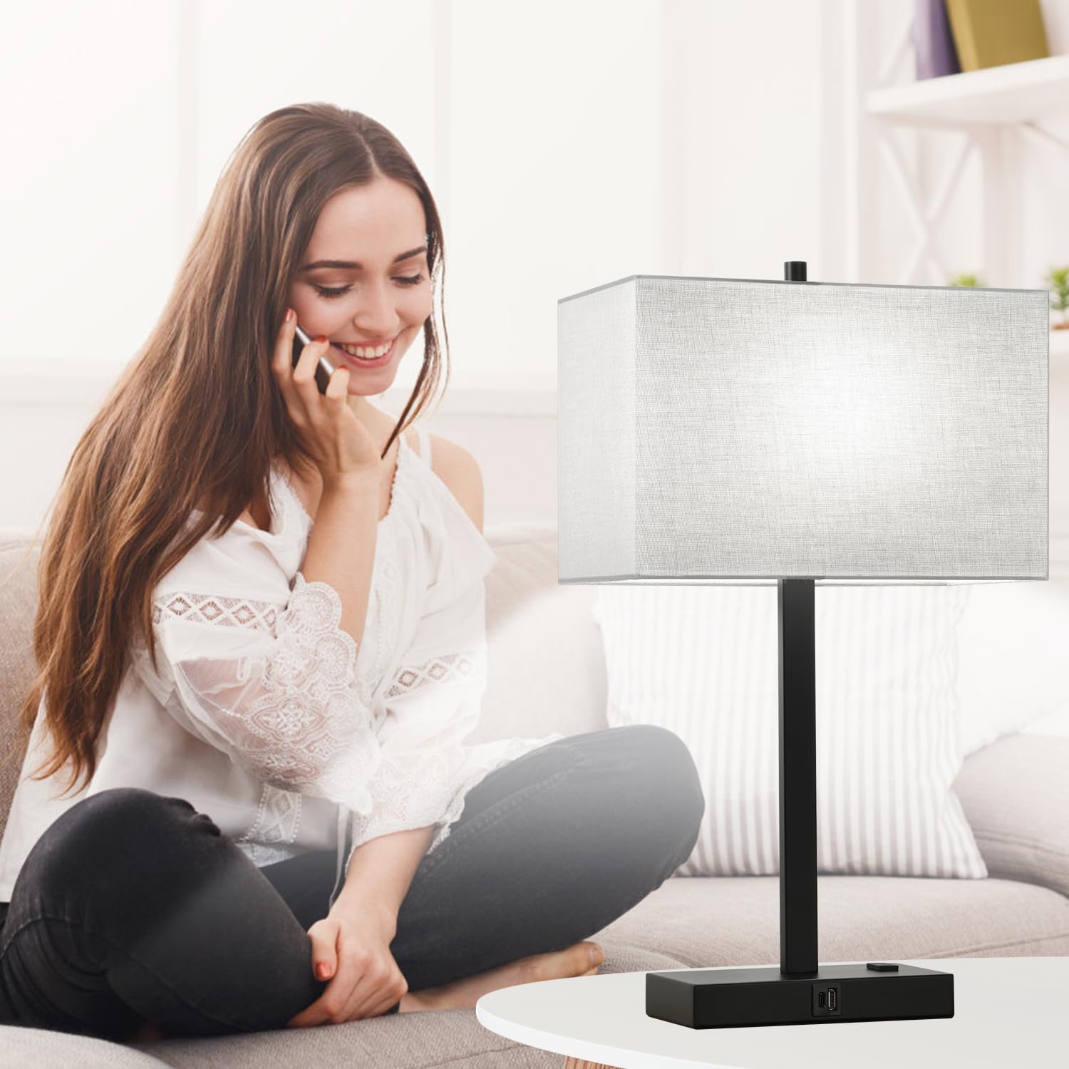 Lynnoland ideal for reading, relaxing, or workspace lighting.