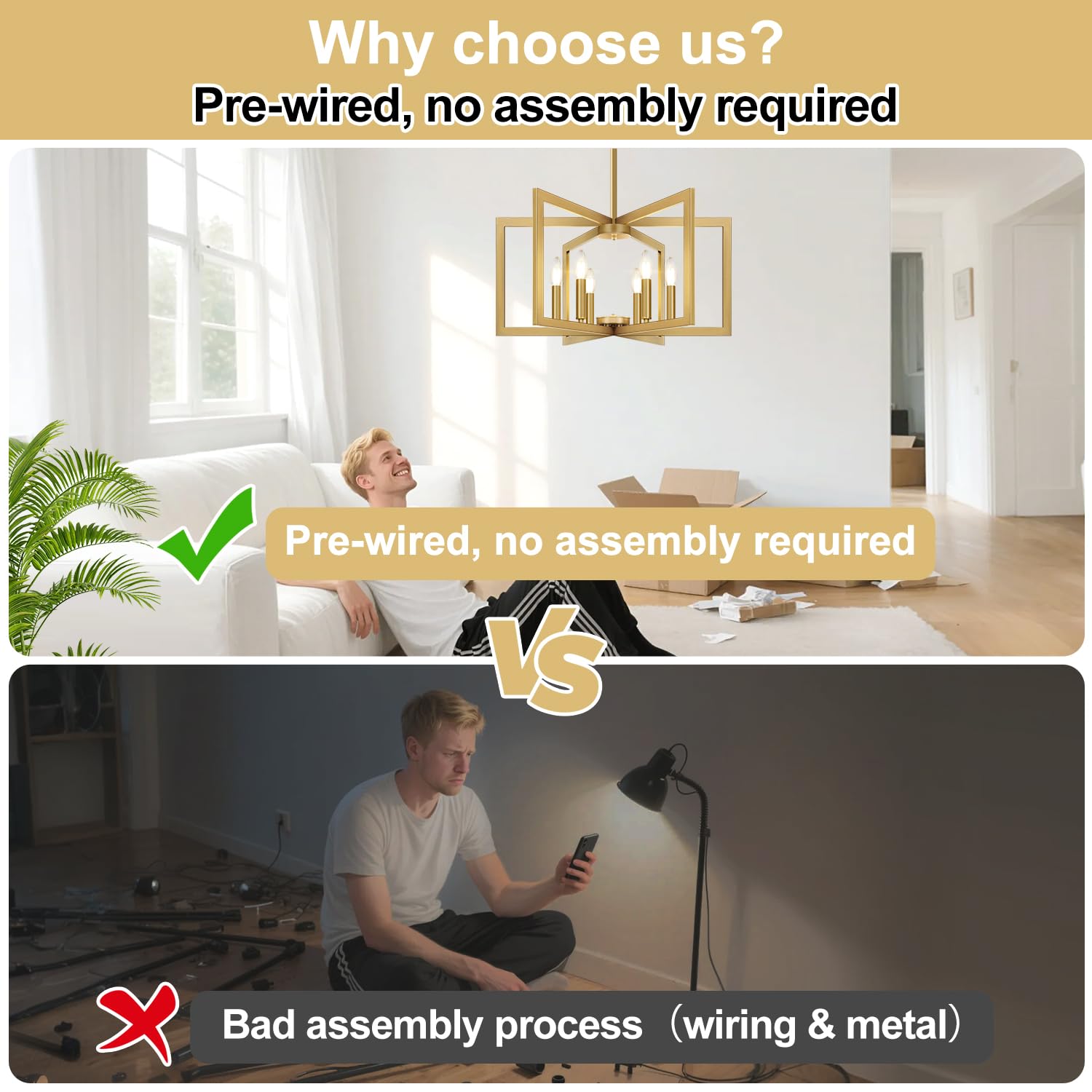 Lynnoland upgraded gold finish resists scratches and rust for long-lasting shine