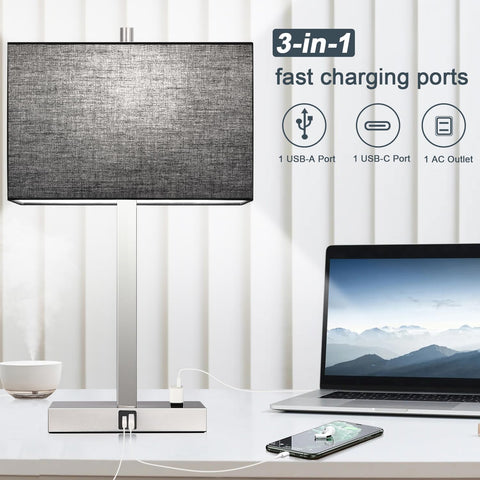 Lynnoland weighted non-slip base keeps lamps stable
