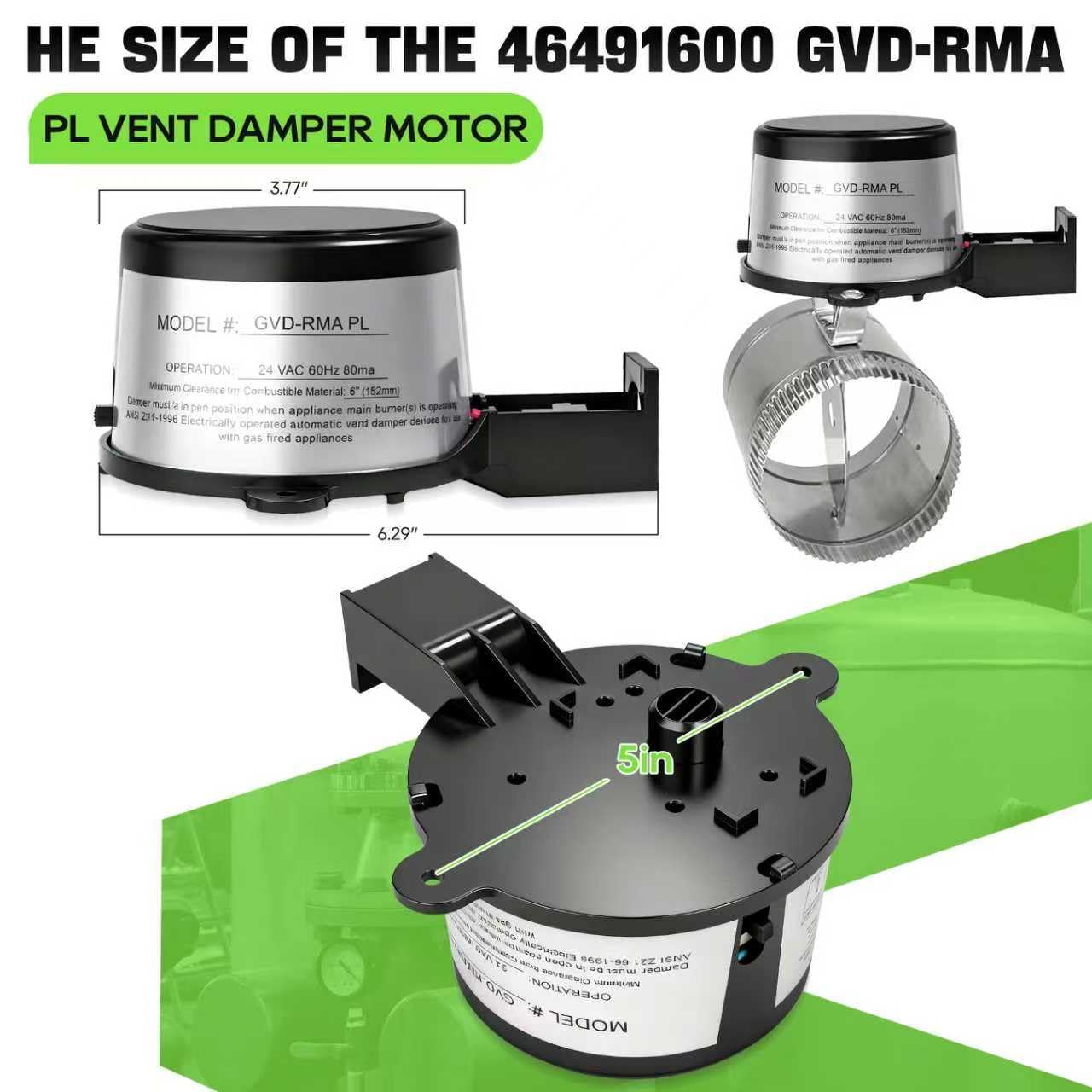 Lynvire GVD-RAM PL motor damper component view for reference.