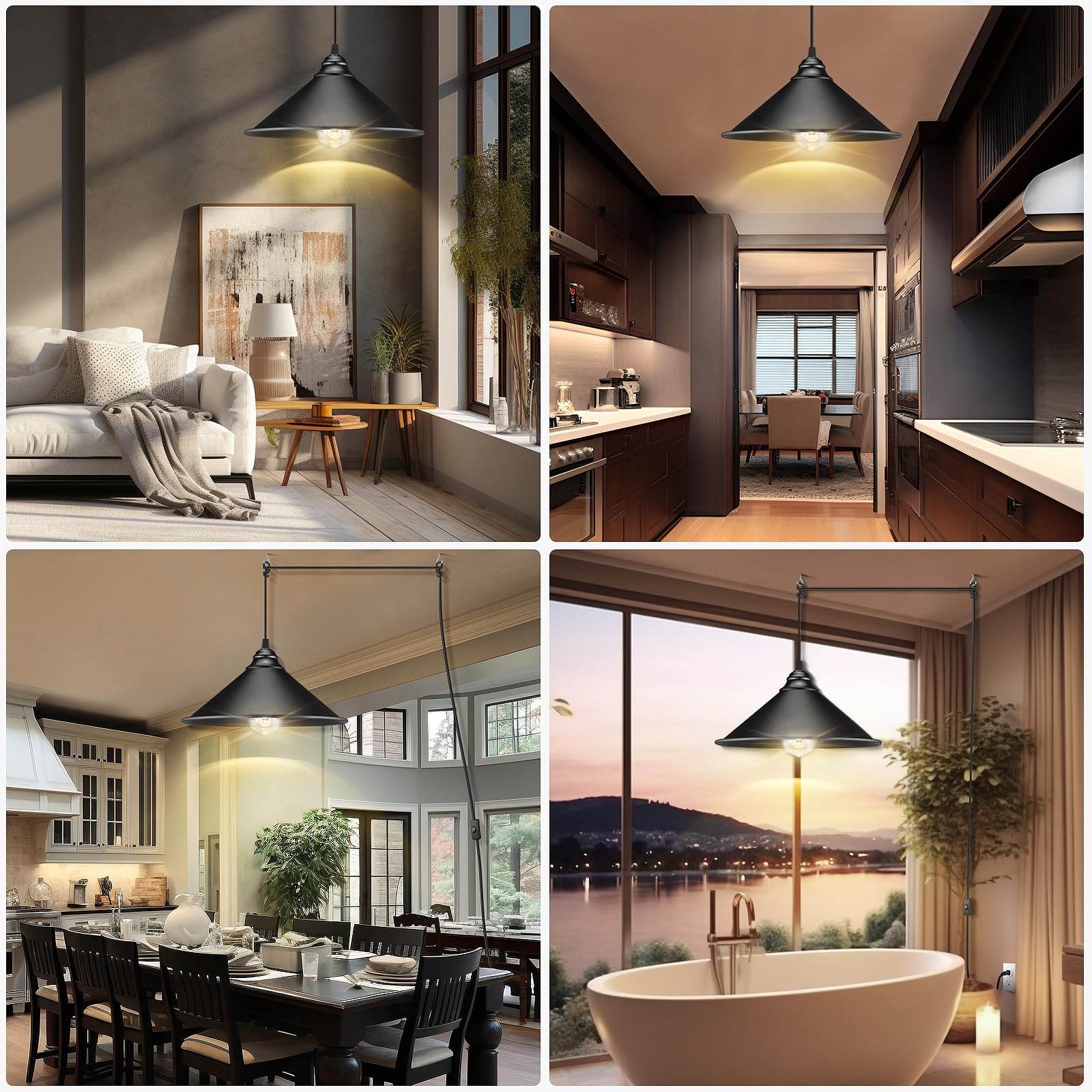 LYOOWNG installation view, easy plug-in setup