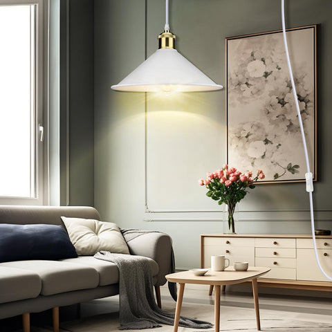 LYOOWNG plug-in pendant light highlights cozy ambience in kitchens or bedrooms.