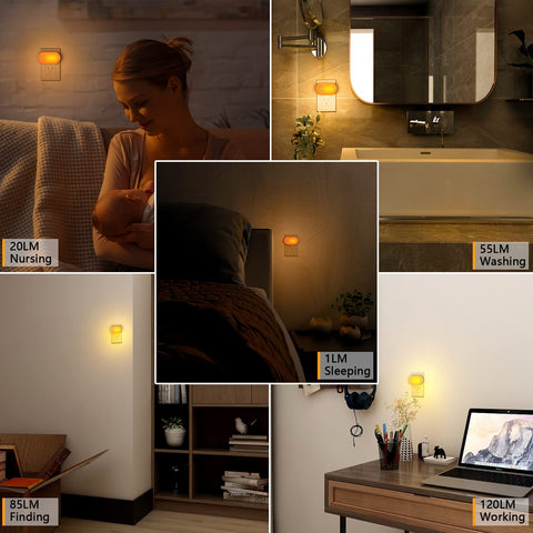 Lyridz Amber Night Light is suitable for bathroom, kitchen, and homes needing gentle guidance.