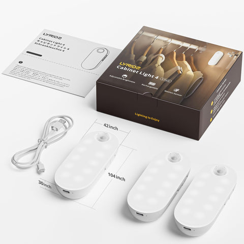 Lyridz auto-mode lights activate on motion in dark environments.