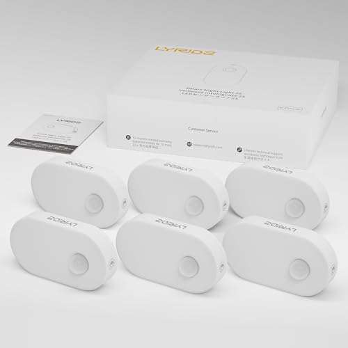 Lyridz energy-saving night light with motion-activated illumination.
