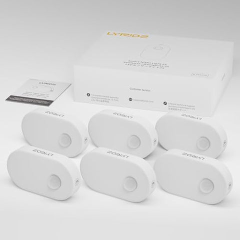 Lyridz energy-saving night light with motion-activated illumination.