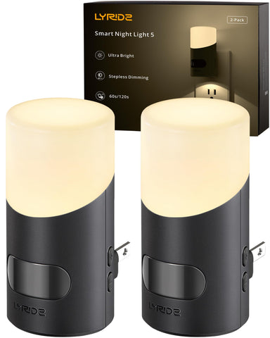 Lyridz LED Night Light with motion sensor illuminates hallways up to 16 feet.