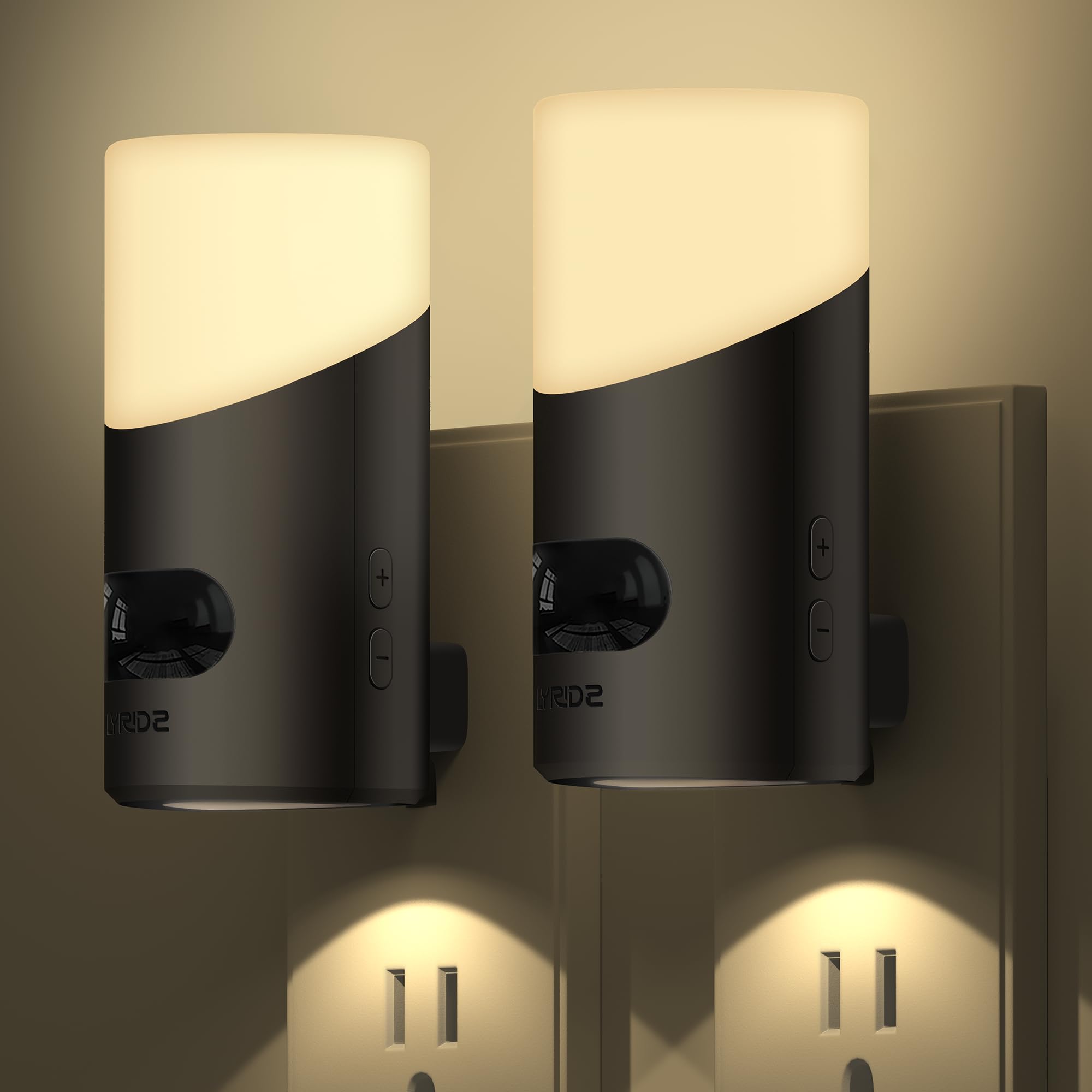 Lyridz night light provides glare-free brightness for bedrooms.