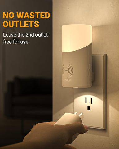 Lyridz dual light sources illuminate upward and along the floor