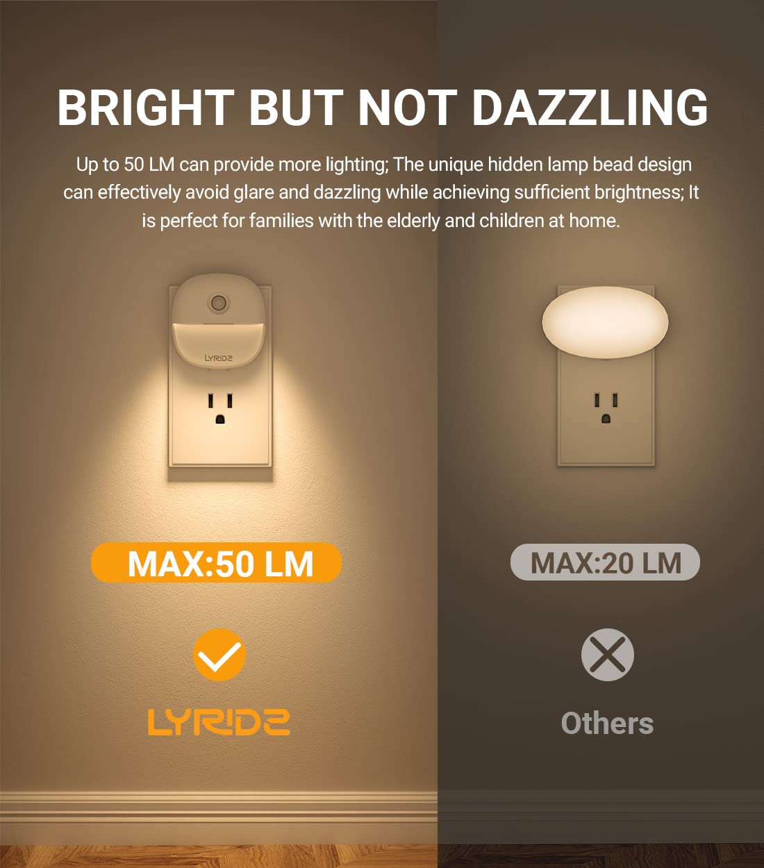 Lyridz hidden-lamp design reduces glare for comfortable evenings