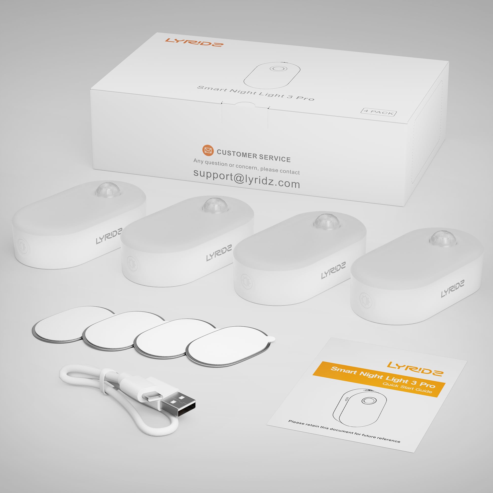 Lyridz night light remembers the last brightness setting for convenience.