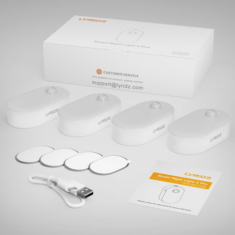 Lyridz night light remembers the last brightness setting for convenience.