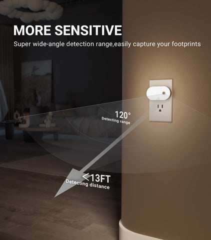Lyridz night light with warm white glow and dimmable brightness for cozy nights.