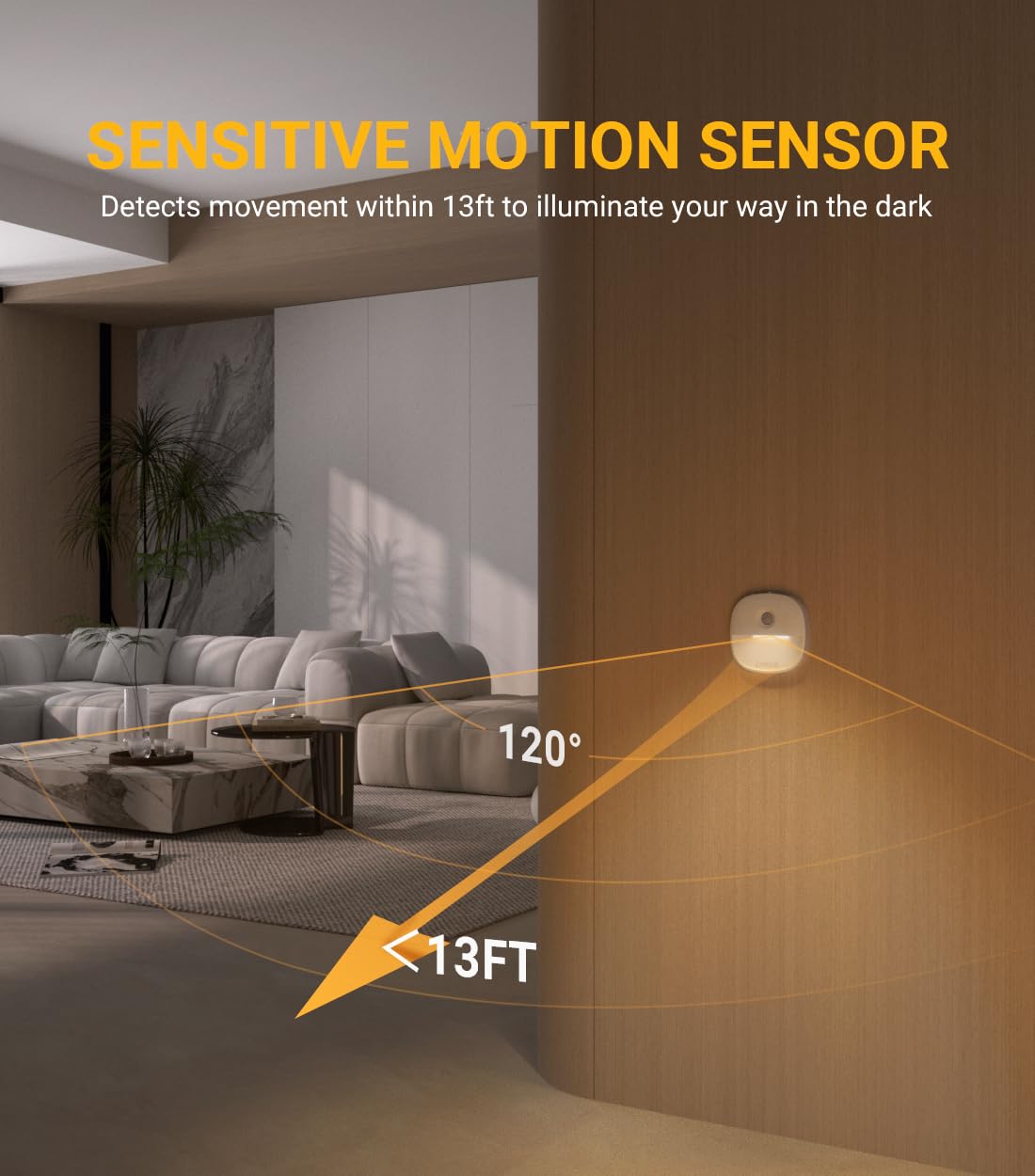 Lyridz night light with magnetic back for quick metal-surface mounting.