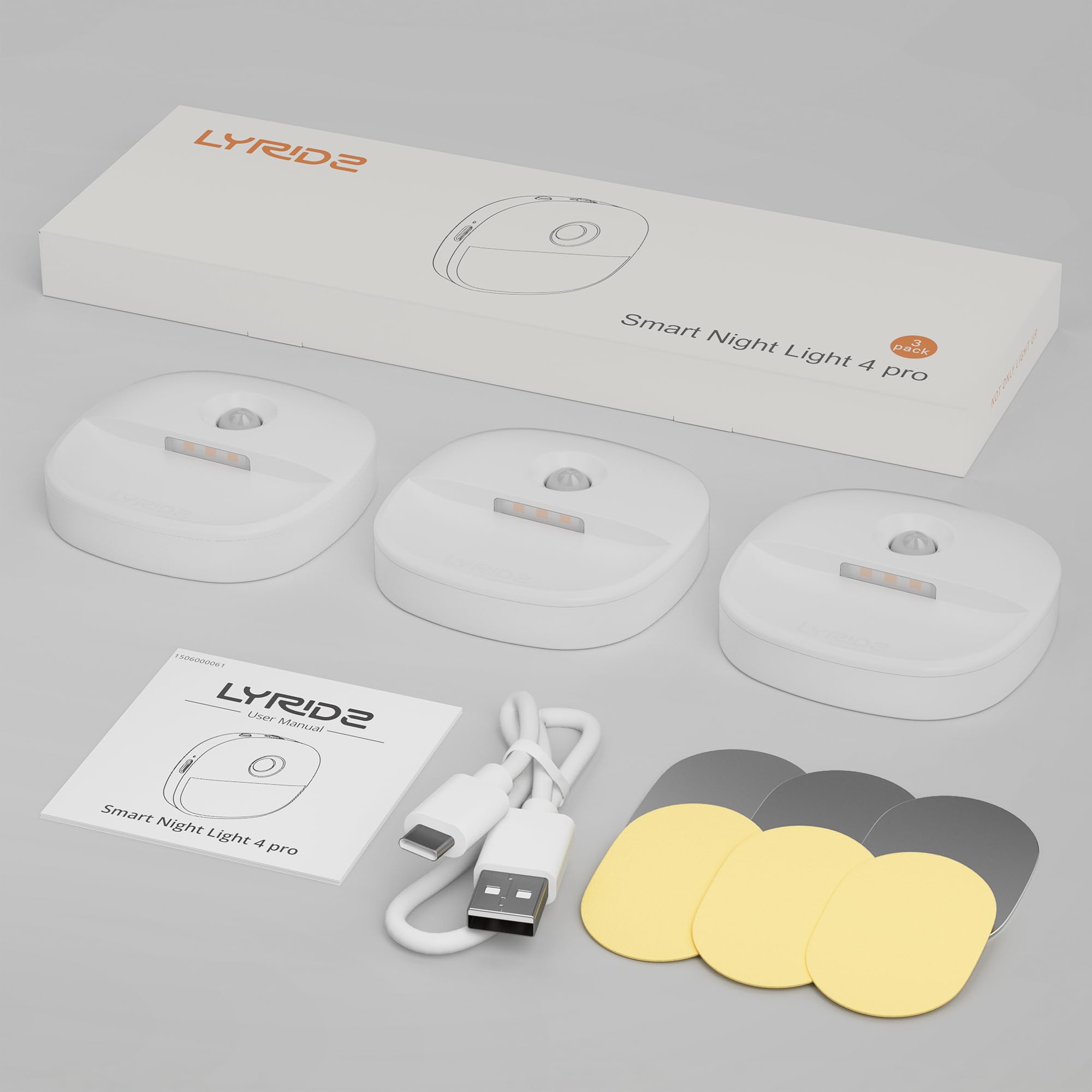 Lyridz motion-light supports night-time routines in bathrooms, kitchens, and hallways.