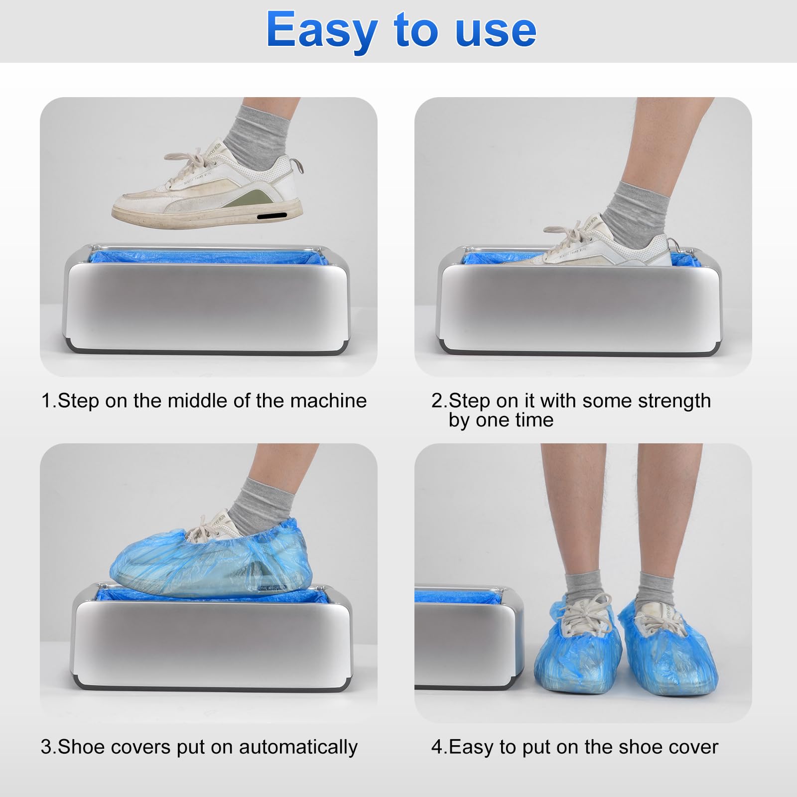 LYSHIYI 200pcs shoe covers pack, ready-to-use solution for quick entry at entrances