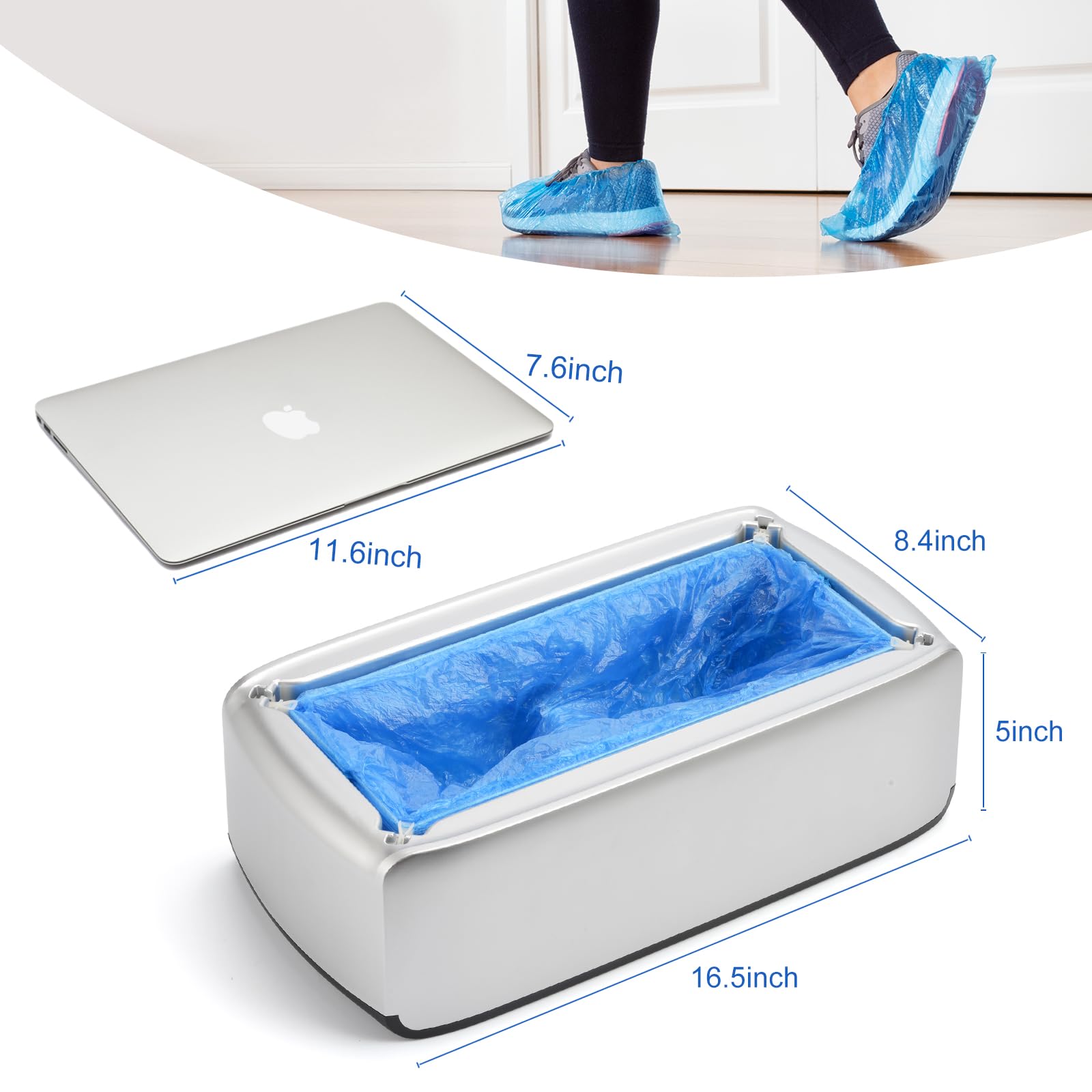 Anti-slip base enhances stability on varied floors
