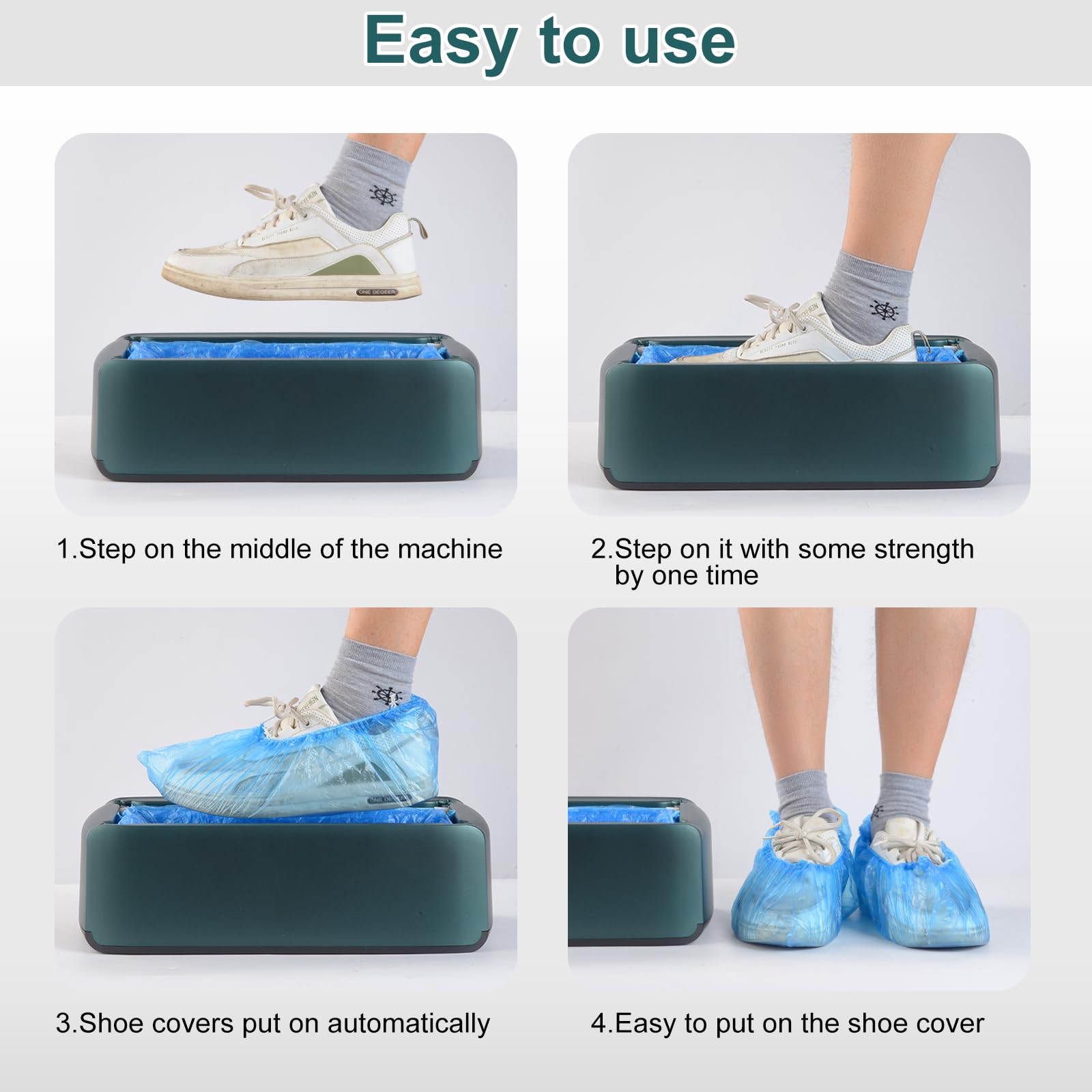 LYSHIYI disposable shoe covers 200-pack protect floors during use