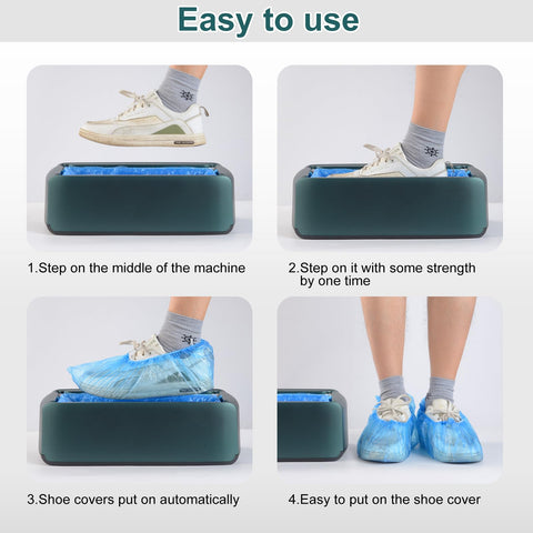 LYSHIYI disposable shoe covers 200-pack protect floors during use