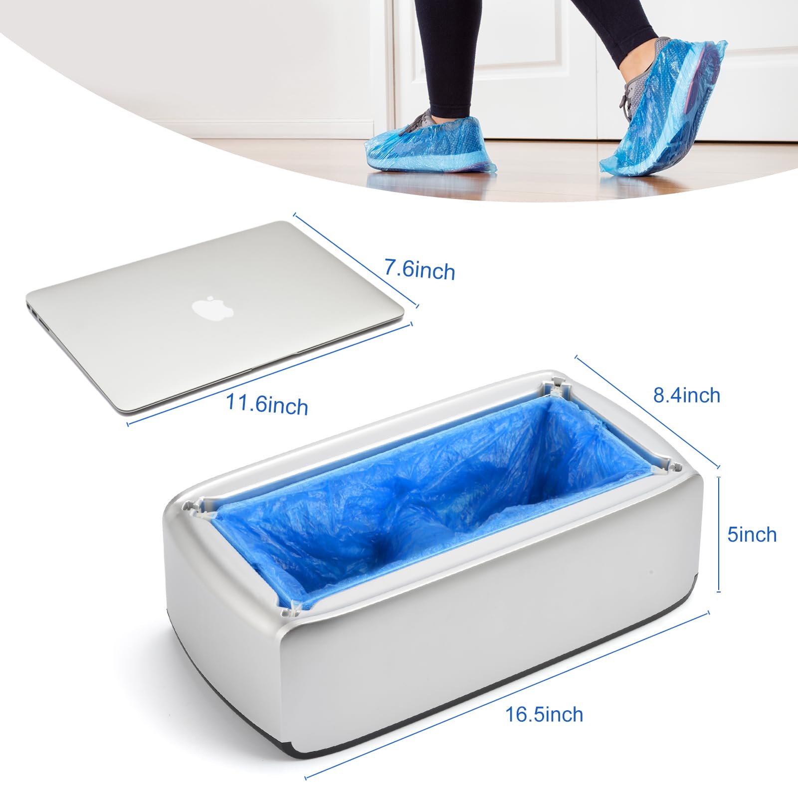 LYSHIYI shoe covers in use at a group event, keeping floors clean